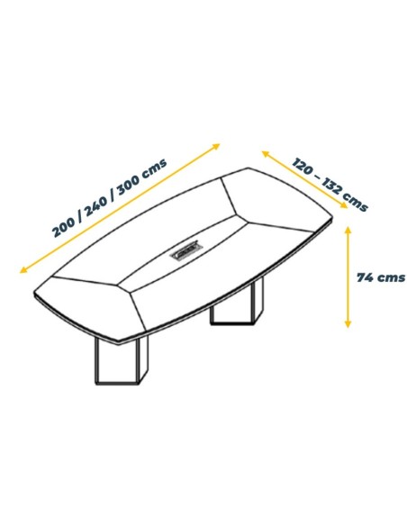 Mesa de reunión AT