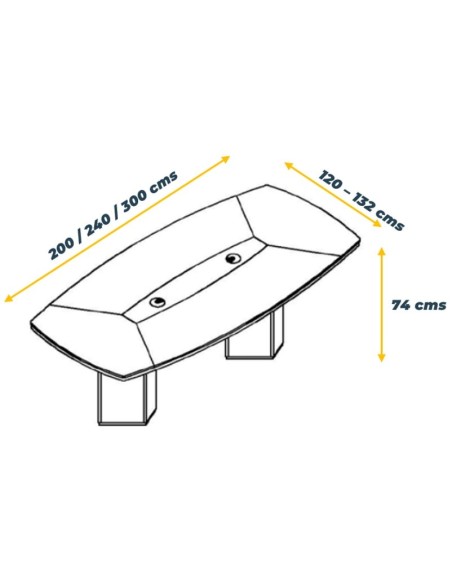 Mesa de reunión AT