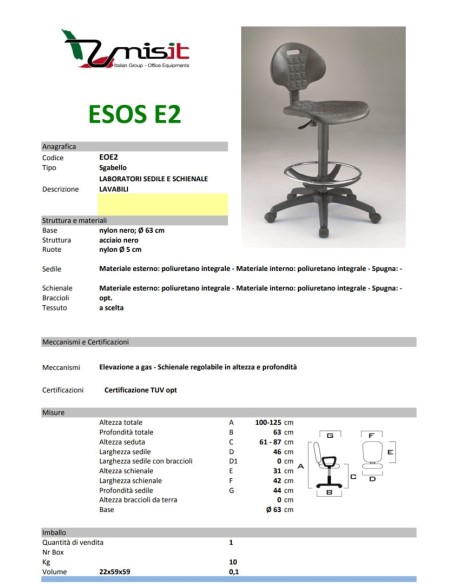 Taburete EOE2