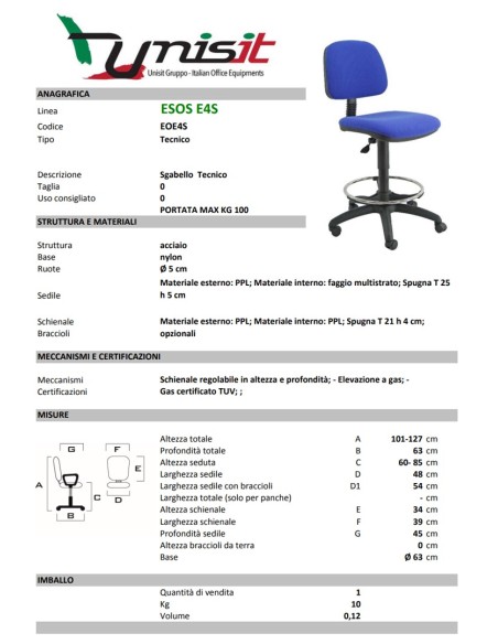Taburete EOE4