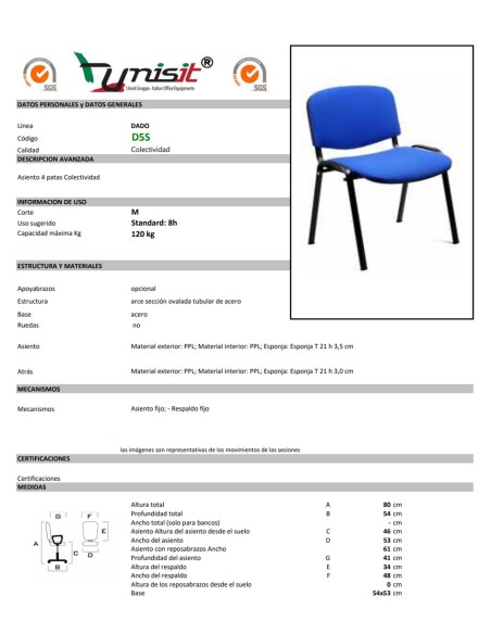 Silla Dado Tapizada