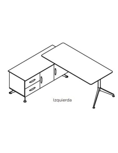 Mesa dirección Sharp con credenza
