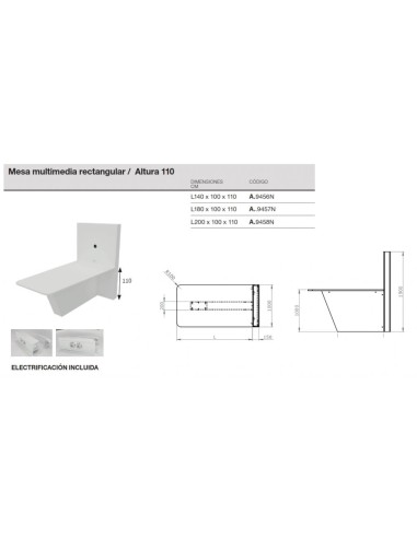 Mesa multimedia