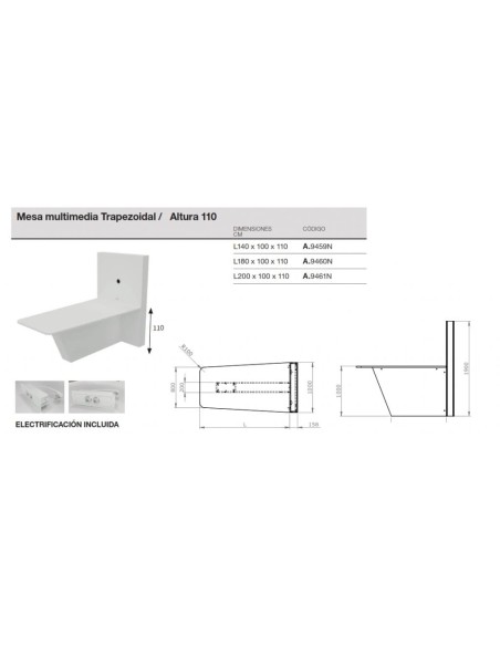 Mesa multimedia