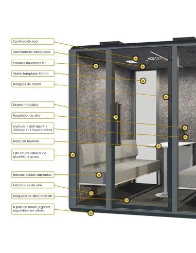 Cabinas insonorizadas Vega